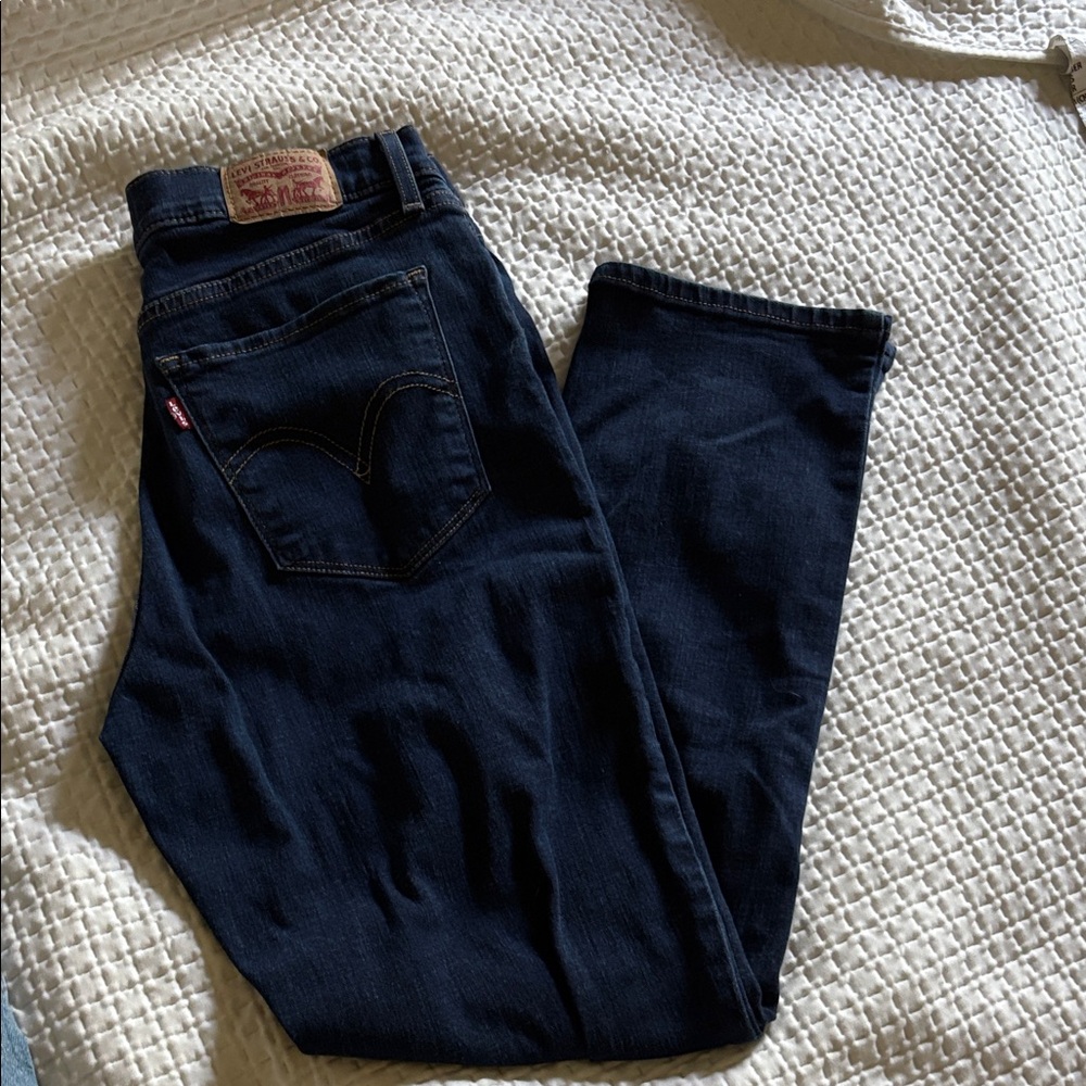 Levi's Deep Indigo Denim Jeans